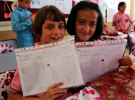17.5 milyon öğrenci karne aldı