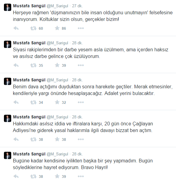 Mustafa Sarıgül'den Hayri İnönü'ye cevap