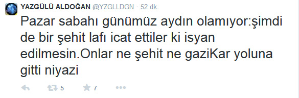Yazgülü Aydoğan'dan tepki çeken Soma tweeti