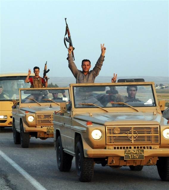 Peşmerge Erbil'den yola çıktı, gözler Habur'da