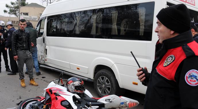 Polisi bile şaşkına çeviren kaza!