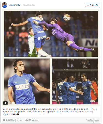 Enes Ünal siftah yaptı