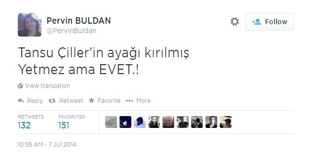 Pervin Buldan'dan Tansu Çiller hakkında tuhaf tweet