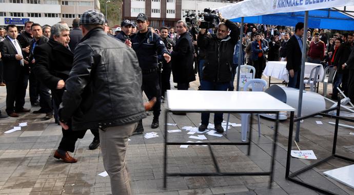 Kırıkkale'de 'Barış Treni' gerginliği