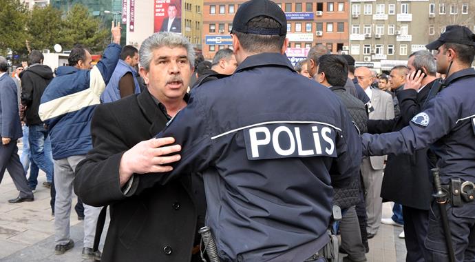 Kırıkkale'de 'Barış Treni' gerginliği