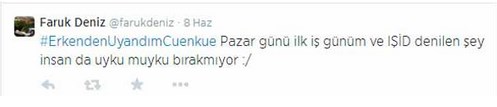 Kaçırılan bürokrat 4 gün önce Twitter'da yazmış