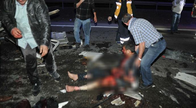 Bursa'da feci kaza: 1 ölü, 3 yaralı
