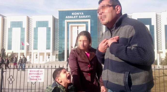 'Baba bizi bırakma'