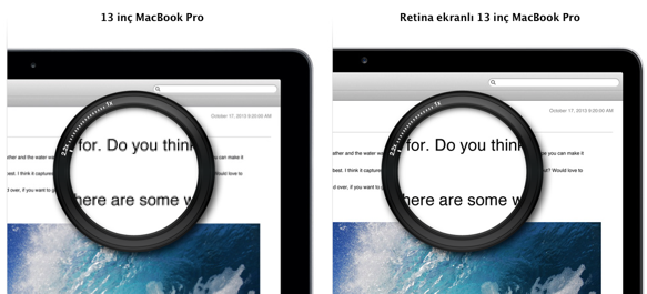 13-inç MacBook Air Vs 13-inç Retina MacBook Pro Karşılaştırma