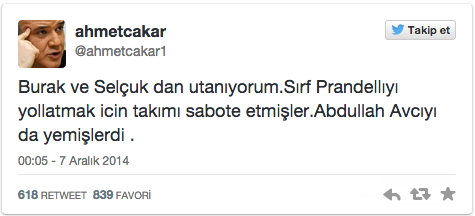 Ahmet Çakar'dan Selçuk ve Burak için olay iddia!