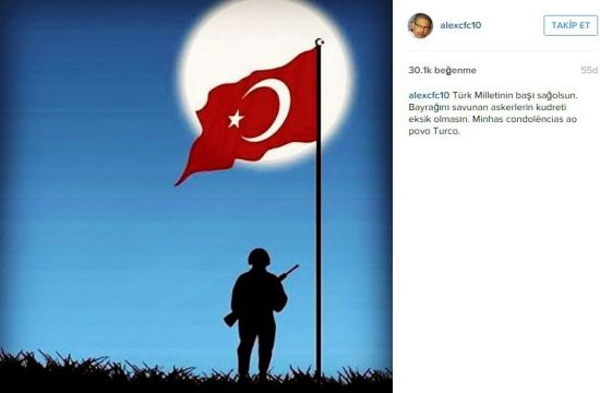 Terör saldırılarına futbolculardan tepki yağdı