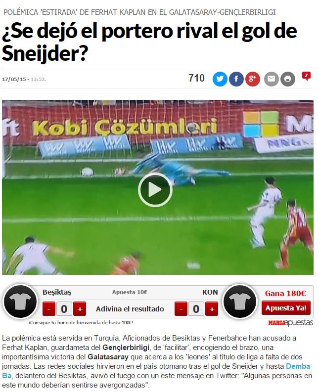 Bomba anket: Sneijder'in golü şike mi, değil mi?