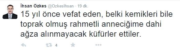 'CHP'liler rahmetli anneme küfretti'