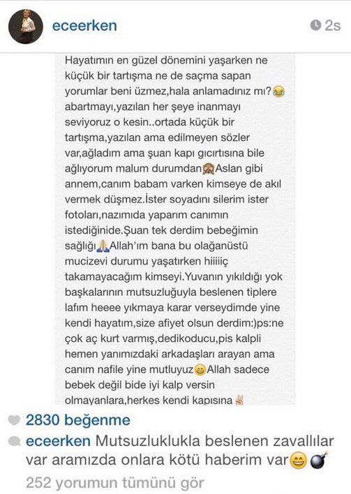 Ece Erken'den o habere açıklama!