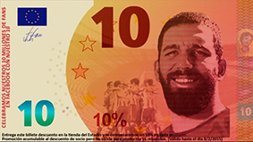 Atletico Madrid'den Arda'lı banknot