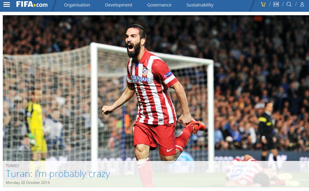 Arda Turan FIFA manşetinde '2016'da Fransa'da olmak için her gün dua ediyorum'