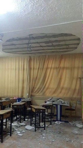 İstanbul'da tavan öğrencilerin üstüne çöktü, 2 gün tatil