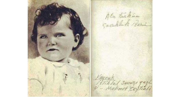 Bu fotoğraftaki bebek Atatürk mü?