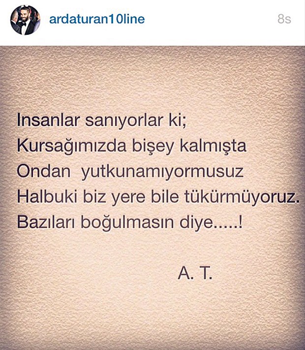 Arda Turan'dan çok ağır sözler!