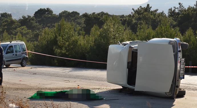 Denizli'de zincirleme kaza: 1 ölü, 3 yaralı