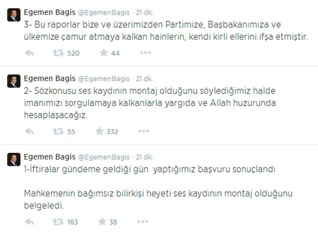 Egemen Bağış'tan 'ses kaydı' açıklaması: 