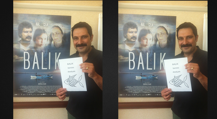 Sanem Çelik'in filme özel 'Balık'ı