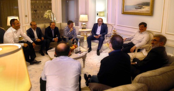 Başbakan Ahmet Davutoğlu'nun haberi aldığı an