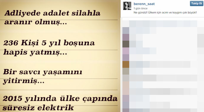 Beren Saat ne olduğunu anlamadı! Takipçilerden şok tepki