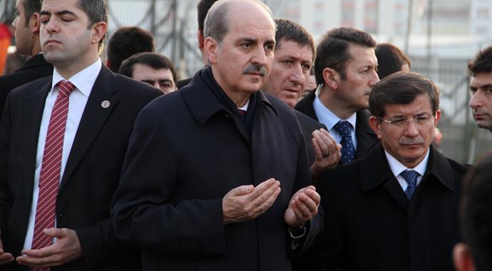 Başbakan Davutoğlu İnan'ın cenaze törenine katıldı