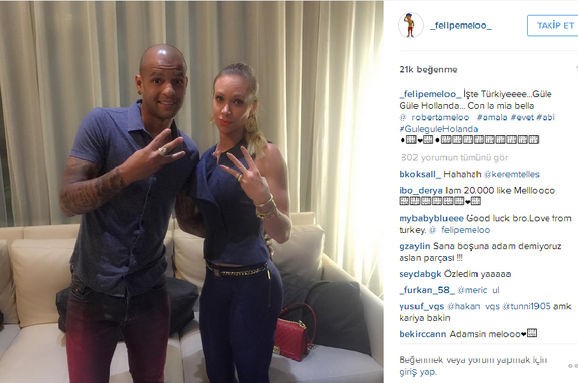 Melo'dan Milli Takıma destek