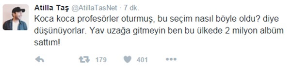 Atilla Taş AK Parti'ye oy verenleri böyle aşağıladı!