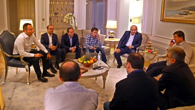 Başbakan Ahmet Davutoğlu'nun haberi aldığı an