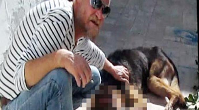 Bodrum'da vahşet! Köpeğini başına vura vura öldürdü