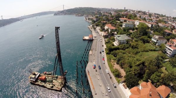 İstanbul Boğazı 8 metre daralıyor