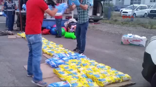 Bebek bezlerinin içinden 130 kilo esrar çıktı