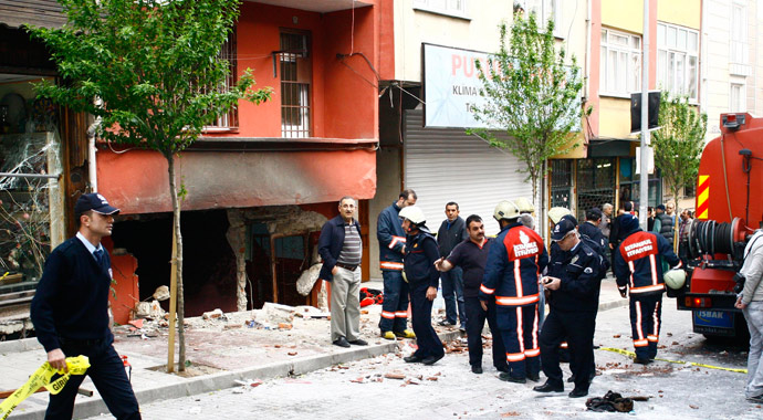 İstanbul Kağıthane'de büyük patlama