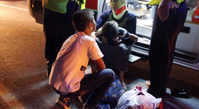 TEM'de korkutan kaza: 6 yaralı