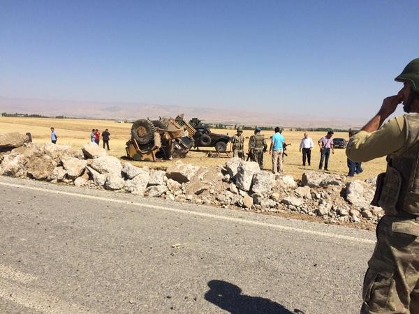 Muş'ta 12 askerin yaralandığı hain saldırıdan ilk görüntüler!