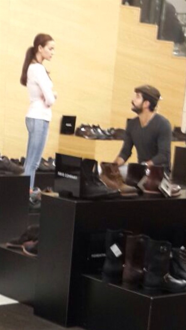 Fahriye Evcen ve Burak Özçivit böyle görüntülendi