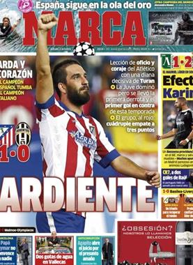 Arda Turan, İspanyol basınını süsledi