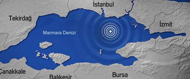 Marmara Denizi'nde 4.2 büyüklüğünde deprem