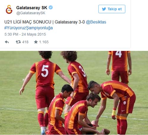 G.Saray'dan derbi öncesi Beşiktaş'a gönderme
