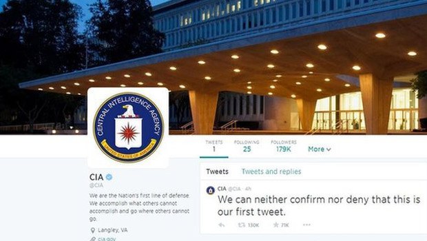 WikiLeaks'ten Twitter hesabı açan CIA'e jet cevap