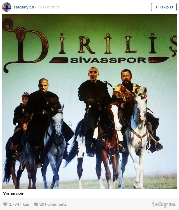 Sergen Yalçın'dan Galatasaray'a fotoğraflı gönderme!