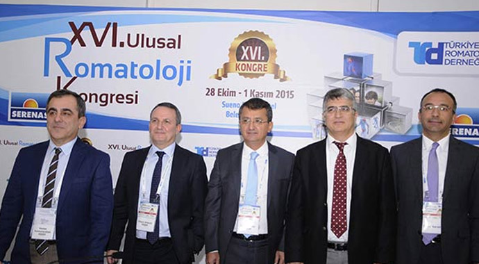 16. Ulusal Romatoloji Kongresi Antalya Belek'te devam ediyor