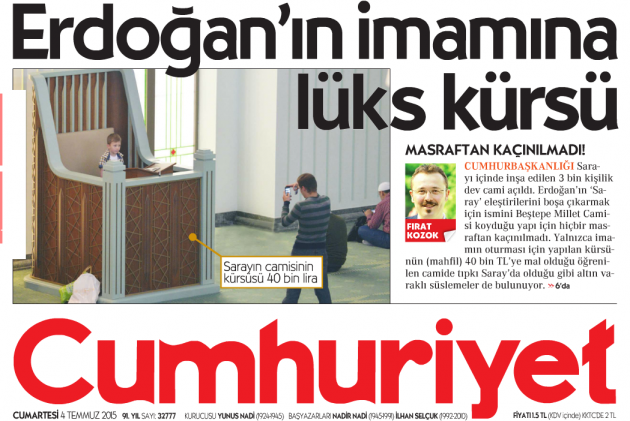 Cumhuriyet imamı hedef aldı,  sosyal medyada tepki yağdı
