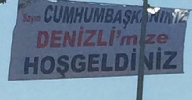 Sosyal medyada çok konuşulan o pankart