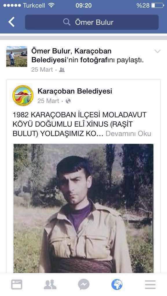 Şehidin amcası değil PKK sempatizanı çıktı