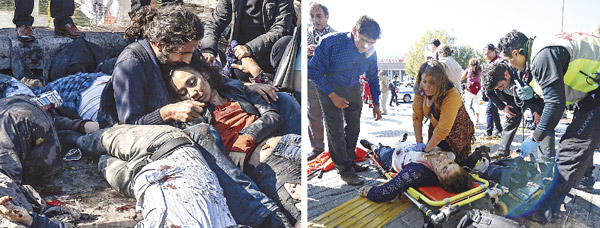 Şer odaklarından Türkiye tarihinin en büyük terör saldırısı: 95 ölü, 246 yaralı