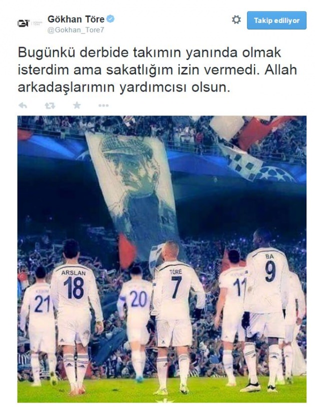 Gökhan Töre'den derbi mesajı